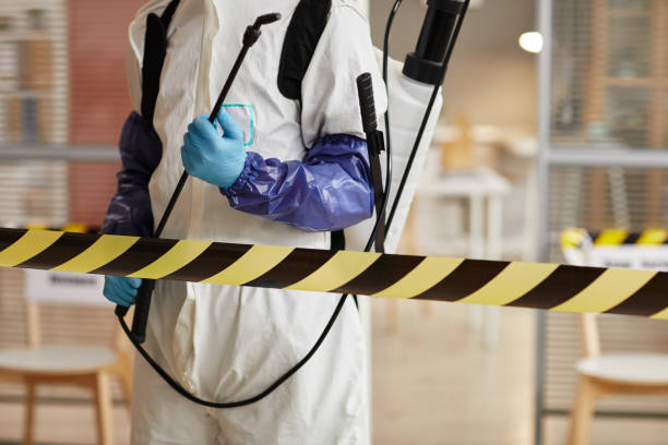 Professional Biohazard technician working in Berthoud, CO